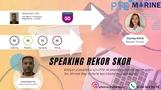 7 Ağustos güncellemesinden sonra PTE Academic sınavı Speaking bölümünde rekor skor!