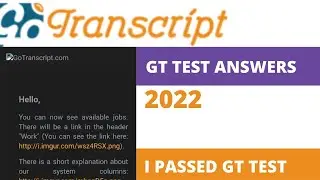 GoTranscript Audio test answers July 17th, 2022 | Audio test GoTranscript.com |