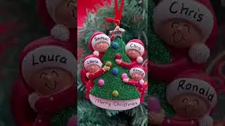 Personalized Family Christmas Ornament | Unique Xmas Gift Idea  #christmasornaments  #xmas2025