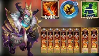 Skull Knight | Completely Maxed out | Castle Clash