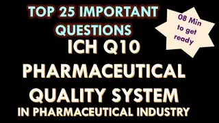 ICH Q10 Guideline l pharmaceutical quality system l ICH Q10 in pharmaceutical industry l Q&A