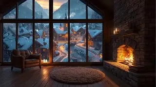 Fire Crackling Sounds for Stress Relief & Cozy Winter Ambience for Sleep live