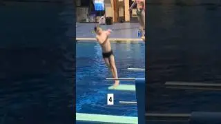 Double Twist off 1m Diving Board #playtime