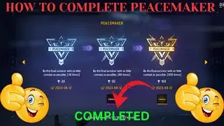 Peacemaker Mission Free Fire | achievement mission free fire | New Achievement mission Free Fire
