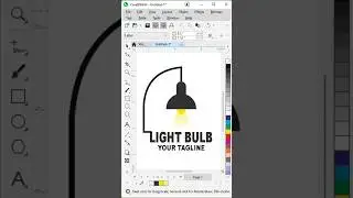 LED Logo Design in CorelDRAW: A Step-by-Step Guide | CorelDRAW Tutorial | Logo Design #shorts #logo