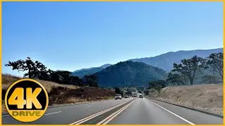 Driving Tour of San Marcos Pass Rd (Mountain road)(Solvang to Santa Barbara) [4K]
