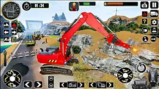 City Mega Builder is Looking for Heavy Excavator Construction Machines Operator - Android Gameplay