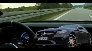 AMG E63S - Long UNLIMITED Autobahn #6 ft. VMAX - 307 km/h [1440p 60fps]