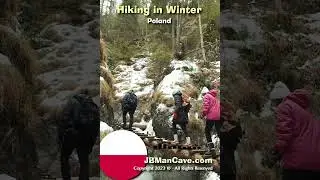 HIKING in POLAND during WINTER JBManCave.com #Shorts