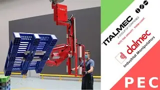 Dalmec Pneumatic Manipulator for lifting and overturning of Pallets