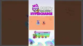 POCO'S TROLL HYPERCHARGE BUFFIE 💀 #brawlstars #hypercharge #robrawlstars