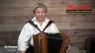 Schneewalzer in B/Es/As/Des - 1. Lernvideo - Musikwelt - Christian Ottino & Heli Auer (c) 2025