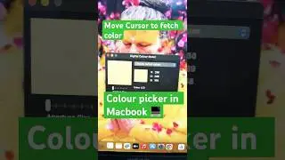 Colour Picker in Macbook #apple #macbook  #colourpicker #apple #graphicdesign