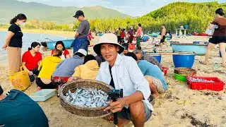 Mua Hải Sản Tươi Sống Thưởng Thức Tại Biển- Toàn Đen Sơn Dược vlog