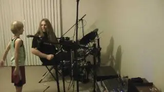 Lee Harrison (a death metal legend) jams with 8 & 11 yr. old kids :-)