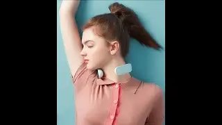 Pain Relief Electric Portable EMS Pulse Neck Heating Massager