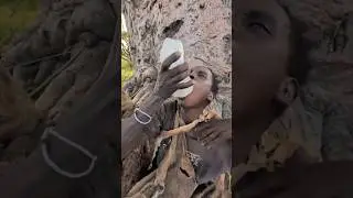 When these tribals saw ice for the first time #shortsvideo