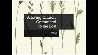 A Living Church   Committed to the Lost
