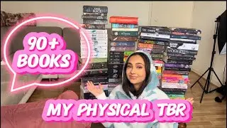MY PHYSICAL TBR 90+ BOOKS!!