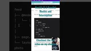 NextJS 13.3 Parallel Routes and Interception explained in under 6 minutes! 