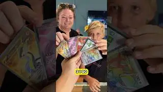 Trading Common Pokemon Cards for RARE Cards! (Surprising Kids) #pokemon #reaction #givingback