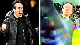 😂 Unai Emery Goes Viral for Hilarious &lsquo;Coat Throw&rsquo; Celebration After Aston Villa Comeback 🔥