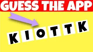 GUESS THE APP BY SHUFFLED LETTER !!! APP QUIZ 2023