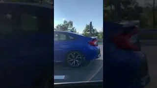 10th gen civic si PLM catless downpipe AWE track edition fly by