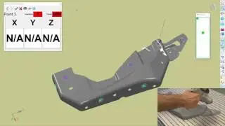 Measure a single point from a point cloud - PowerInspect 2017