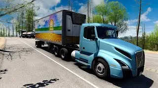 Peaceful California Coast-to-Valley Drive | ATS 1.56 | Nuts Cargo | Volvo VNL