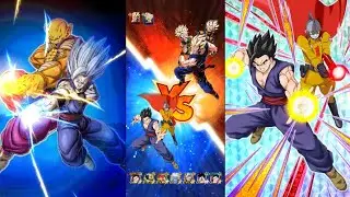 GOAT Of Tanking!!! 55% LL1 Tag Gohan+Gamma 1 Showcase vs Gohan+Goten+Trunks Stage 2!  Dokkan Battle