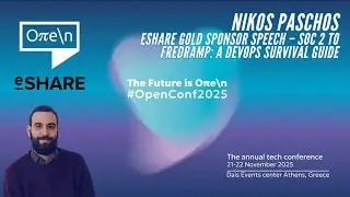 eSHARE Gold Sponsor Speech | Nikos Paschos &ndash; SOC 2 to FredRAMP: A DevOps Survival Guide