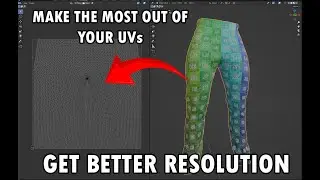 UV map your 3D models better\ Get more quality using less resolution textures