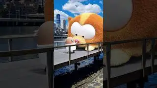 Атака кайдзю на реку Брисбен!! 😱🥶 #анимация #короткометражные фильмы