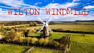 Wilton Windmill in Autumn by Drone