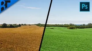 ► Make Grass Green in Photoshop!