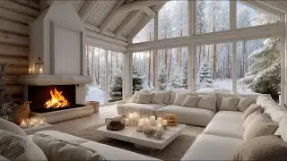 Soft Winter Piano | Deep Calm for Focus & Mental Reset with Fireplace Ambience