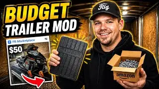Installing Caliber TraxMats & Ski Guides on a Trailer (Budget Build)