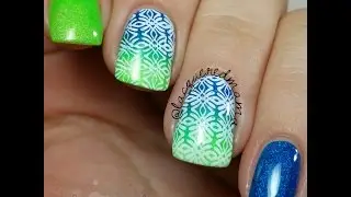 Vapid Lacquer Gradient Nails & UberChic Beauty Plate 4 01