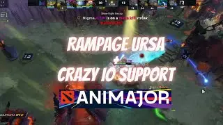 Nigma.ITLW Ursa Rampage + Nigma.GH CRAZY IO Support vs Liquid 5 man with Buyback !