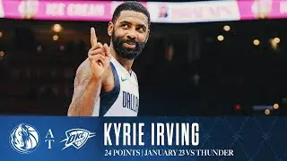 Kyrie Irving (24 Points) Highlights vs. Oklahoma City Thunder | January 23, 2025