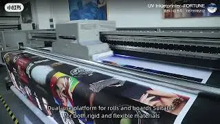 3.2m UV Hybrid Printer with new Konica 9888H head  #digitalprinting #printer #uvprinter #printing