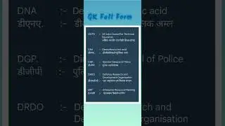 #full #fullform #fullformofindia #gk #gkinhindi #generalknowledge #ias