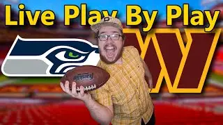 SEAHAWKS vs COMMANDERS WATCH PARTY! Sunday Night Football Week 9 | NFL Play-By-Play & Reaction!