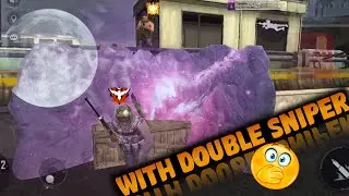 Overpower Gameplay of Adam With Double Sniper😱🤕|| noob gameplay of adam #shorts #freefire #tiktok