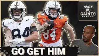 New Orleans Saints, Theo Johnson A Perfect NFL Draft Match | NFL Combine Reaction