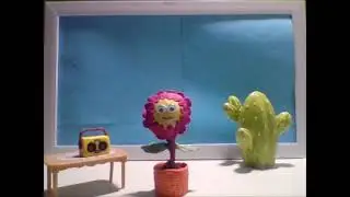 Dancing flower in a pot #chumbaka