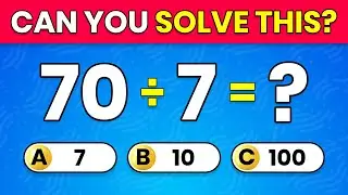 🧮 50 Speed Math Questions | Can You Calculate Faster Than A Phone? ⚡