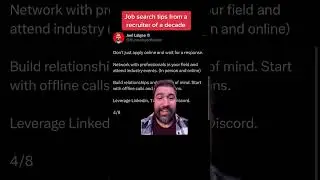 To meet one on one on job search book sometime in my profile
