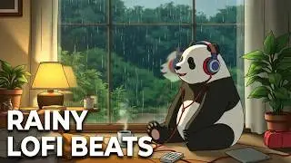 Rainy Night Lofi 🌧️ Cozy Panda Beats for Relax, Study & Sleep
